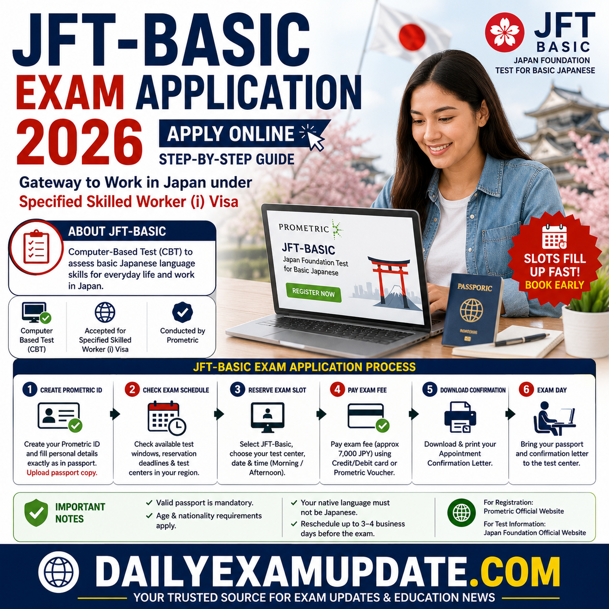 JFT-Basic Exam Application 2026: How to Apply Online, Eligibility, Fees, Documents & Registration Guide
